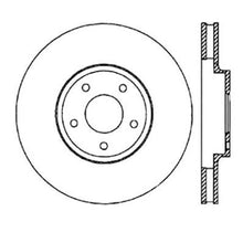 Cargar imagen en el visor de la galería, StopTech 06-07 350Z / 05-07 G35 exp Sport/ 06-07 G35X SportStop Slotted &amp; Drilled Front Right Rotor