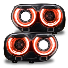 Load image into Gallery viewer, Oracle 15-21 Dodge Challenger RGB+W Headlight DRL Upgrade Kit - ColorSHIFT+W