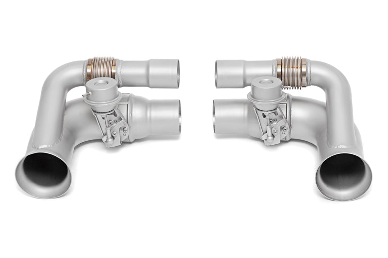 SOUL 14-19 Porsche 991 GT3 Side Muffler Bypass Pipes (Valved) (May req brackets POR.991GT3.BKT)