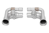 SOUL 14-19 Porsche 991 GT3 Side Muffler Bypass Pipes (Valved) (May req brackets POR.991GT3.BKT)