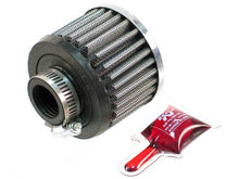 Load image into Gallery viewer, K&amp;N 1in Flange ID x 3in OD x 2.25in H Rubber Base Crankcase Vent Filter