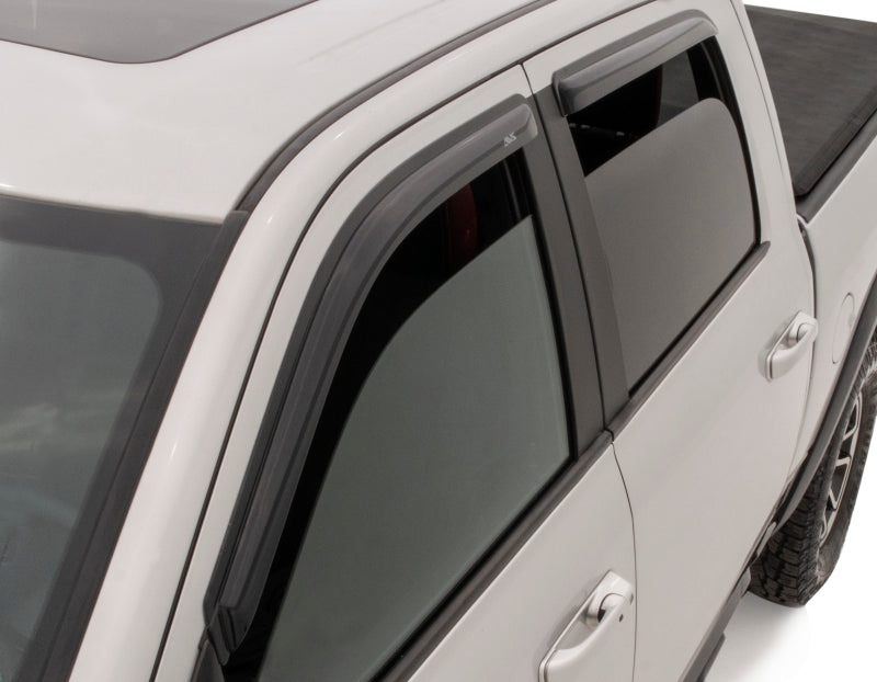 AVS 20-21 Silverado 2500 HD Extended Cab Ventvisor Outside Mount Deflectors 4pc - Smoke