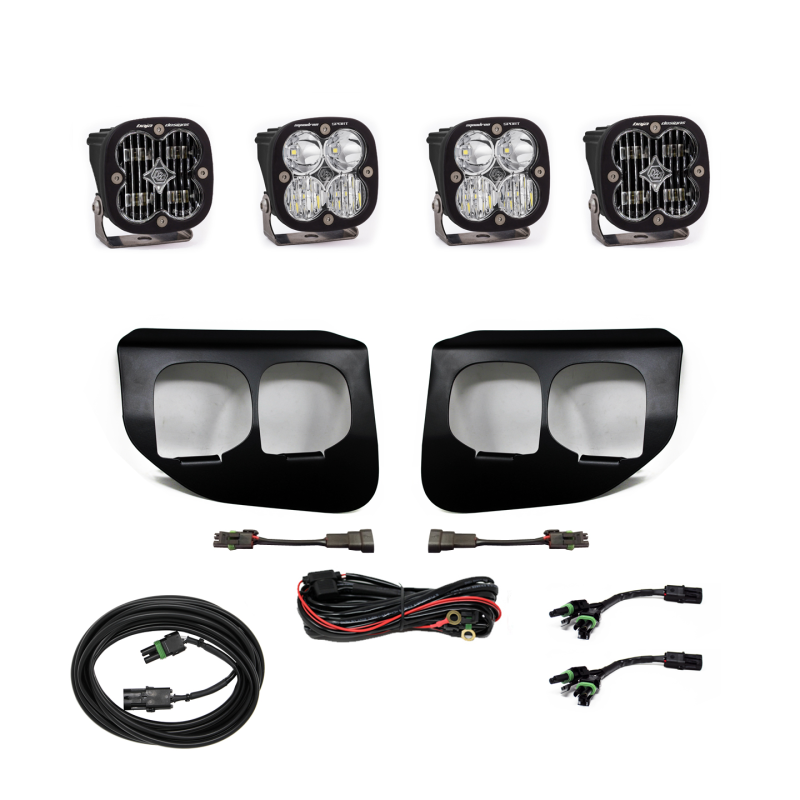 Baja Designs Ford Super Duty (20-On) Fog Lights Dual FPK SAE/Sport DC Baja Designs