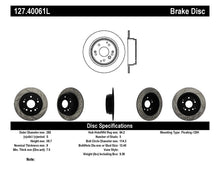 Cargar imagen en el visor de la galería, StopTech 04-08 Acura TL / 03-09 honda Element Slotted &amp; Drilled Left Rear Rotor