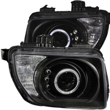 Cargar imagen en el visor de la galería, ANZO 2003-2006 Honda Element Projector Headlights w/ Halo Black