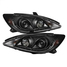 Cargar imagen en el visor de la galería, Spyder Toyota Camry 02-06 Projector Headlights DRL Black High H1 Low H1 PRO-YD-TCAM02-DRL-BK