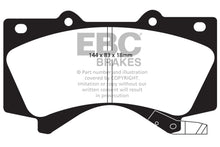 Cargar imagen en el visor de la galería, EBC 08+ Lexus LX570 5.7 Yellowstuff Front Brake Pads