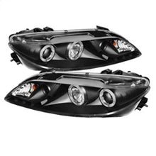 Cargar imagen en el visor de la galería, Spyder Mazda 6 03-05 With Fog Lights Projector Headlights LED Halo DRL Blk PRO-YD-M603-FOG-DRL-BK