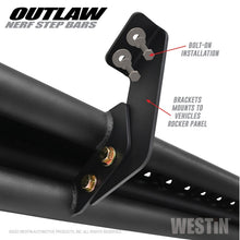 Cargar imagen en el visor de la galería, Westin 2020 Jeep Gladiator Outlaw Nerf Step Bars - Textured Black