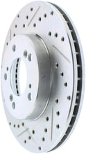 Cargar imagen en el visor de la galería, StopTech Select Sport 97-01 Acura Integra Sport Drilled &amp; Slotted Right Rotor