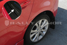 Cargar imagen en el visor de la galería, Rally Armor 10-13 Mazda3/Speed3 (Hatch/Sedan) Black UR Mud Flap w/Silver Logo