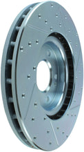 Cargar imagen en el visor de la galería, StopTech Select Sport Drilled &amp; Slotted Rotor - Front Left