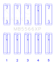 Cargar imagen en el visor de la galería, King Engine Bearings Audi A4 1.8L AEB Performance Main Bearing Set - Size +.25mm