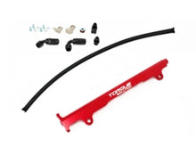Cargar imagen en el visor de la galería, Torque Solution Mitsubishi Evo X Billet Aluminum Fuel Rail - Red