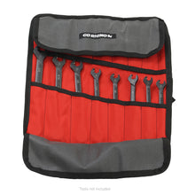 Load image into Gallery viewer, Go Rhino XVenture Gear Tool Wrench Roll - Small (3.5x3.5in. Closed) 12oz Waxed Canvas - Black