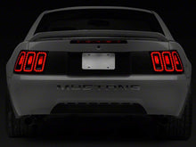 Cargar imagen en el visor de la galería, Raxiom 99-04 Ford Mustang Excluding 99-01 Cobra Icon LED Tail Lights- Black Housing (Smoked Lens)