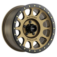 Cargar imagen en el visor de la galería, Method MR305 NV 18x9 0mm Offset 5x150 116.5mm CB Method Bronze/Black Street Loc Wheel
