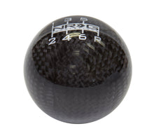 Cargar imagen en el visor de la galería, NRG Universal Ball Style Shift Knob - Black Carbon Fiber (6 Speed Pattern)