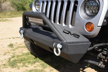 Load image into Gallery viewer, DV8 Offroad 07-18 Jeep Wrangler JK/JL FS-15 Steel Stubby Front Bumper w/ Fog Lights
