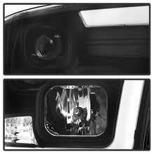 Cargar imagen en el visor de la galería, Spyder 09-16 Dodge Ram 1500 Version 2 Headlights Light Bar DRL Black PRO-YD-DR09V2-LBDRL-BK