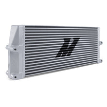 Cargar imagen en el visor de la galería, Mishimoto Heavy-Duty Oil Cooler - 17in. Same-Side Outlets - Silver