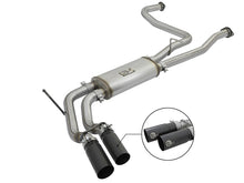 Cargar imagen en el visor de la galería, aFe POWER Rebel Series 2-1/2in 409 SS Cat Back Exhaust w/ Black Tips 16-17 Nissan Titan V8 5.6L