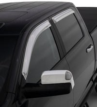 Cargar imagen en el visor de la galería, Stampede 2009-2018 Dodge Ram 1500 Crew Cab Pickup Tape-Onz Sidewind Deflector 4pc - Chrome