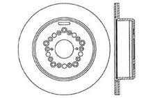 Cargar imagen en el visor de la galería, StopTech Power Slot 93-97 Lexus GS Series/95-00 LS400/92-00 SC400 Rear Left Drilled &amp; Slotted Rotor