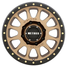 Cargar imagen en el visor de la galería, Method MR305 NV HD 18x9 +18mm Offset 8x6.5 130.81mm CB Method Bronze/Black Street Loc Wheel