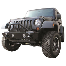 Cargar imagen en el visor de la galería, Rampage 2007-2018 Jeep Wrangler(JK) Recovery Bumper Stubby Front - Black