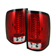 Cargar imagen en el visor de la galería, Spyder GMC Sierra 07-13 (Not 3500 Dually 4 Rear Wheels)LED Tail Lights Red Clear ALT-YD-GS07-LED-RC