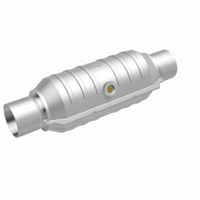 Cargar imagen en el visor de la galería, MagnaFlow Conv Univ 2.5in Inlet/Outlet Center/Center Round 11in Body L x 5.125in W x 15in Overall L