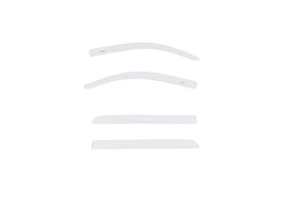 AVS 15-18 Chevy Silverado 1500 Crew Cab Low Profile Color Match Ventvisors 4pc - Summit White