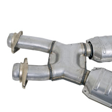 Cargar imagen en el visor de la galería, BBK 86-93 Mustang 5.0 High Flow X Pipe With Catalytic Converters - 2-1/2