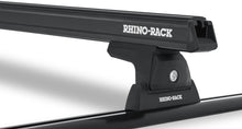 Cargar imagen en el visor de la galería, Rhino-Rack Heavy Duty 59in 2 Bar Roof Rack w/Tracks - Black