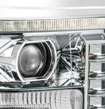 Cargar imagen en el visor de la galería, AlphaRex 11-16 Ford F-250 SD PRO-Series Projector Headlights Plank Style Design Chrome w/Seq Signal