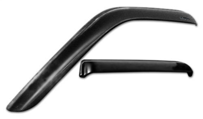 Stampede 2005-2011 Dodge Dakota Extended Cab Pickup Tape-Onz Sidewind Deflector 4pc - Smoke