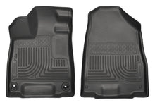 Cargar imagen en el visor de la galería, Husky Liners 2014 Acura MDX All Models Weatherbeater Black Front Floor Liners