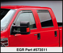 Cargar imagen en el visor de la galería, EGR 99+ Ford Super Duty Crew Cab In-Channel Window Visors - Set of 4 (573511)