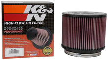Cargar imagen en el visor de la galería, K&amp;N Universal Rubber Filter 6in Flange ID / 7.5in OD / 6in Height / Round Straight