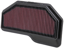 Load image into Gallery viewer, K&amp;N Replacement Air Filter 11.938in O/S Length x 6.5in O/S Width x 1.063in H for 13 Hyundai Genesis