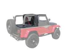 Cargar imagen en el visor de la galería, Rampage 1997-2002 Jeep Wrangler(TJ) Cab Soft Top And Tonneau Cover - Black Denim