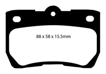 Load image into Gallery viewer, EBC 06-07 Lexus GS300 3.0 Redstuff Rear Brake Pads