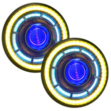 Load image into Gallery viewer, ORACLE Lighting 0718 Jeep Wrangler JK Oculus 7in ColorSHIFT Bi-LED Projector Headlights