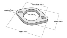 Cargar imagen en el visor de la galería, Vibrant 2-Bolt T304 SS Exhaust Flanges (2.5in I.D.) - 5 Flange Bulk Pack