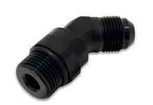 Cargar imagen en el visor de la galería, Vibrant -10AN Male to Male -10AN Straight Cut 45 Degree Adapter Fitting - Anodized Black