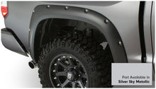 Load image into Gallery viewer, Bushwacker 16-18 Toyota Tundra Fleetside Pocket Style Flares 4pc 66.7/78.7/97.6in Bed - Silver Sky