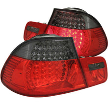 Cargar imagen en el visor de la galería, ANZO 1999-2001 BMW 3 Series E46 LED Taillights Red/Smoke 2pc