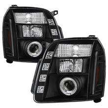 Load image into Gallery viewer, Spyder GMC Yukon 07-14/GMC Yukon Denali 07-14Projector Headlights LED Halo LED Blk PRO-YD-GY07-HL-BK