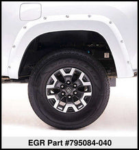 Cargar imagen en el visor de la galería, EGR 16+ Toyota Tacoma w/Mudflap Bolt-On Look Color Match Fender Flares - Set - Super White